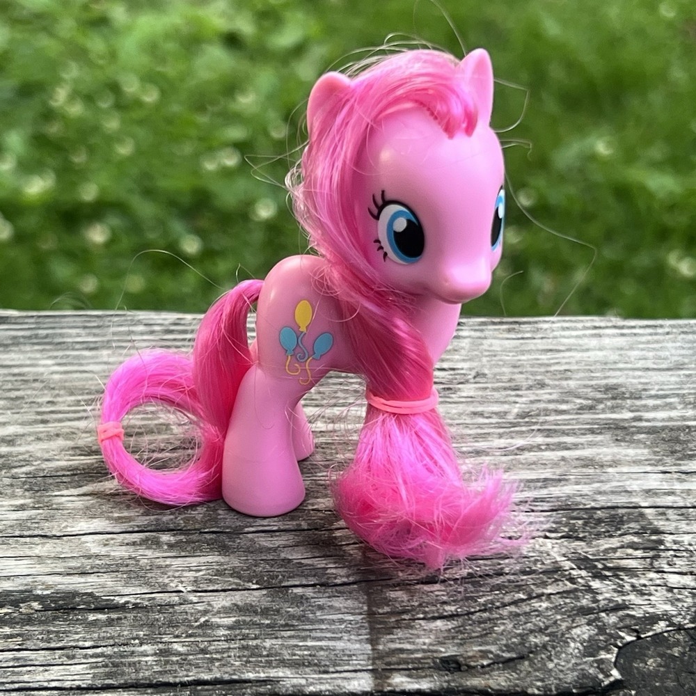 My Little Pony Pinkie Pie Figure Hasbro Pink Balloon Cutie Mark 3 Inch 2010 G4